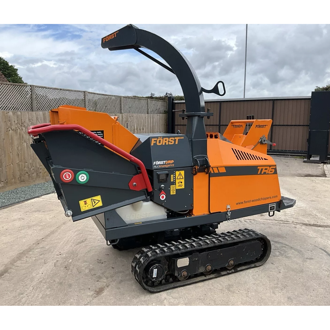 2016 FORST TR6D TRACKED DIESEL WOODCHIPPER